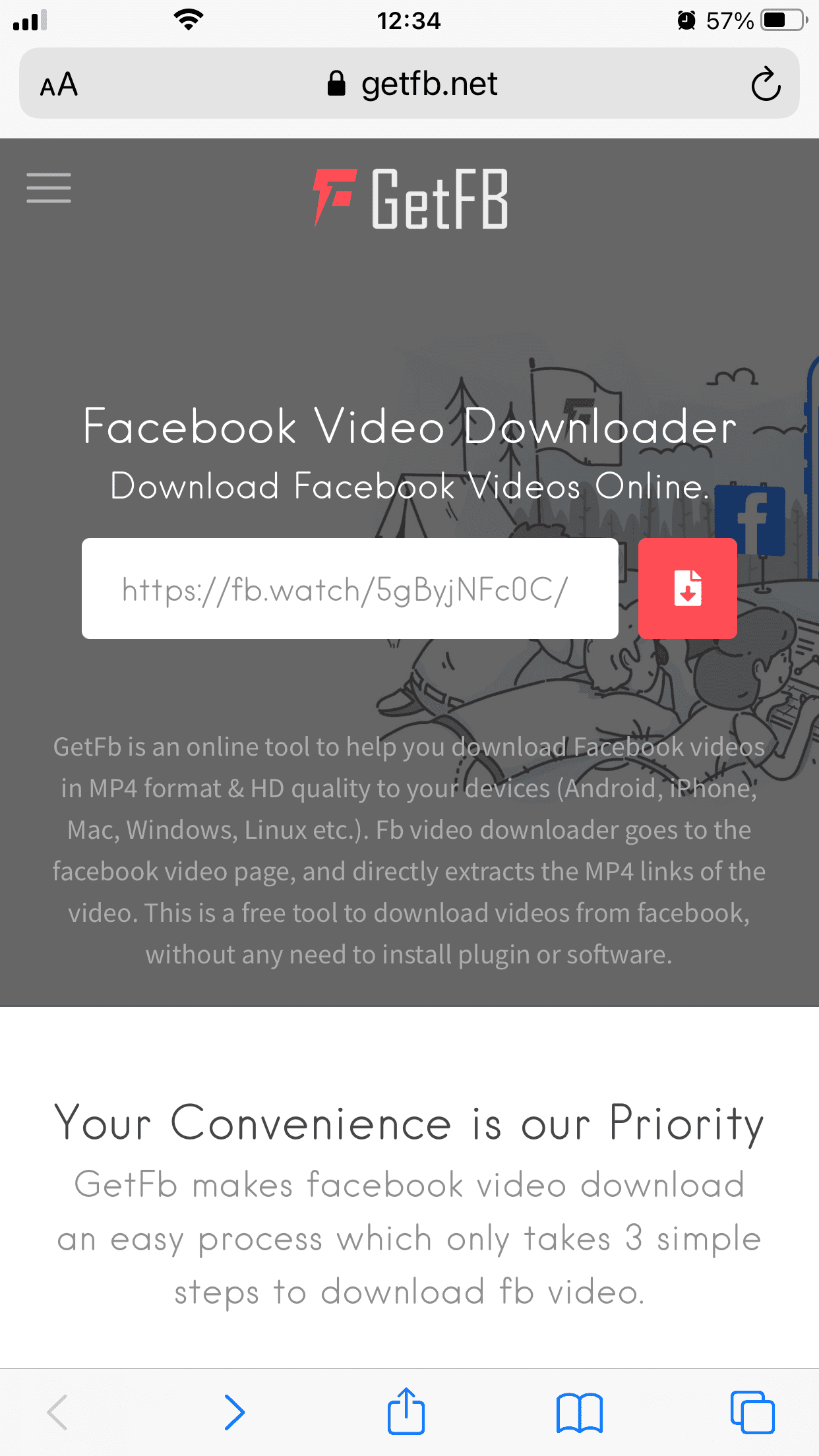 download facebook videos ios